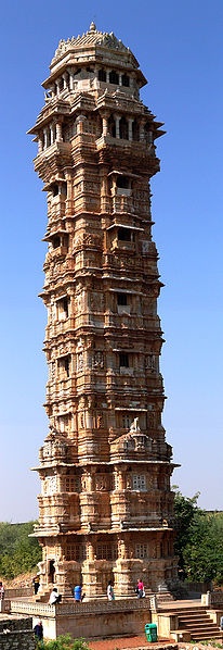 Photo:  Tower of Victory, Chittorgarh, Rajasthan, India 